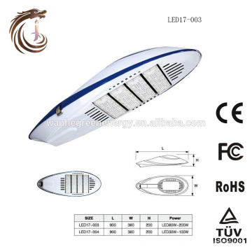 Autopista 200w con luz de calle led para exteriores